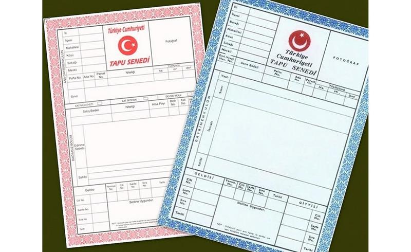 تفاوت سند آبی و قرمز، انواع سندهای مالکیت در ترکیه